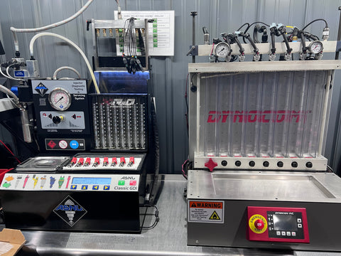 Professional Ultrasonic Fuel Injector Cleaning, Servicing, & Flow Testing