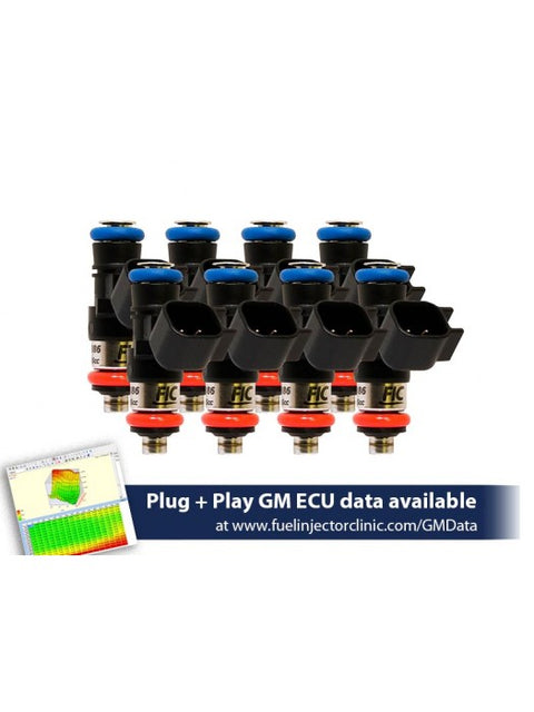 850cc (94 lbs/hr at OE 58 PSI) Fuel Injector Set for LS3, LS7, LSA, L76, L92, and L99 engines (High-Z)