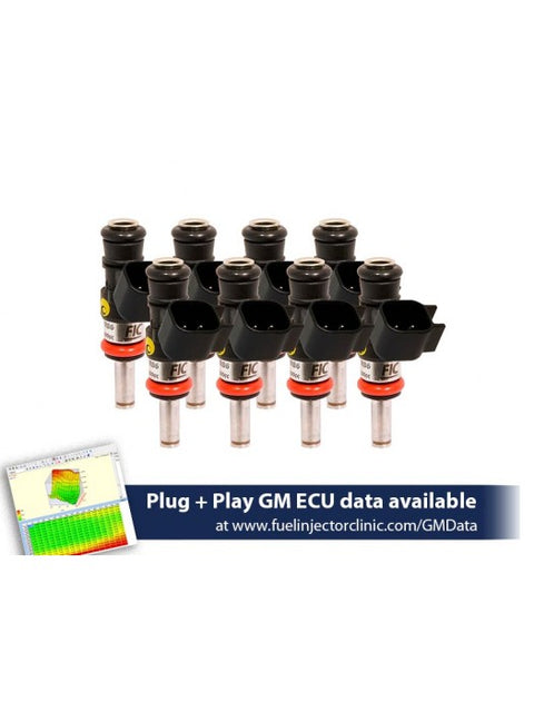 1440cc (160 lbs/hr at OE 58 PSI) Fuel Injector Set for LS3, LS7, LSA, L76, L92, and L99 engines (High-Z)