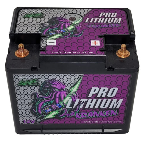 12v Pro Lithium Kranken Race Battery w/ Charger