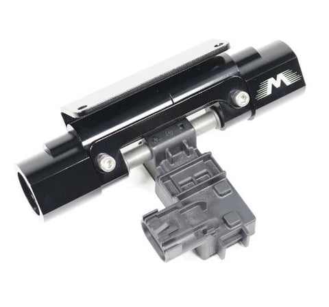 Billet Dual Channel In Line Flex Fuel Sensor Mount 6, 8, 10AN (Sensor Not Included)