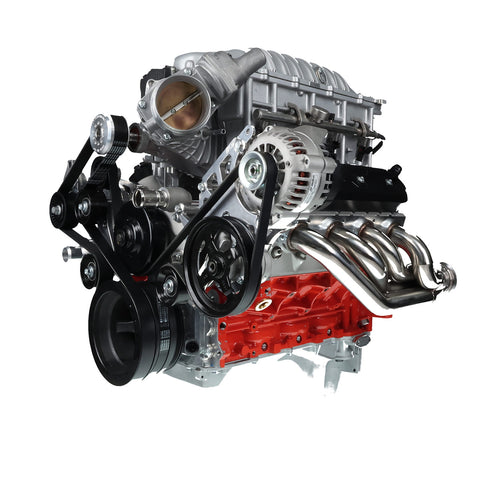 ICT Billet Hellcat Supercharger to LS Rectangle Port Head Adapter Kit