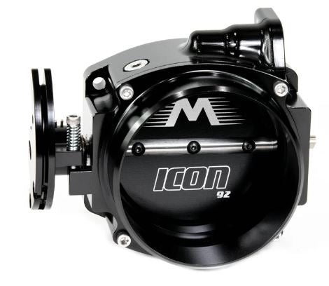 ICON 92 / 95mm Cable Drive LS Throttle Body (Black) w/ Interchangeable Connection