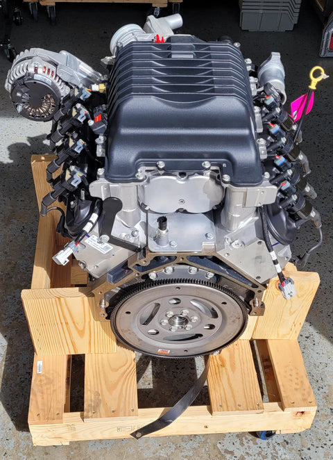 L96 Crate Engine w/ ZL1 Lid High Mount Accessory Drive