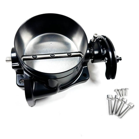 Nick Williams 92MM Cable Driven NW LS Throttle Body (Black Anodized)