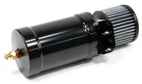 Top Loader Billet Internally Baffled Oil Catch Can (Dual 10AN Port)