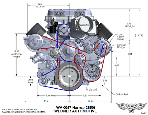 WAK047 Harrop 2650i Accessory Drive