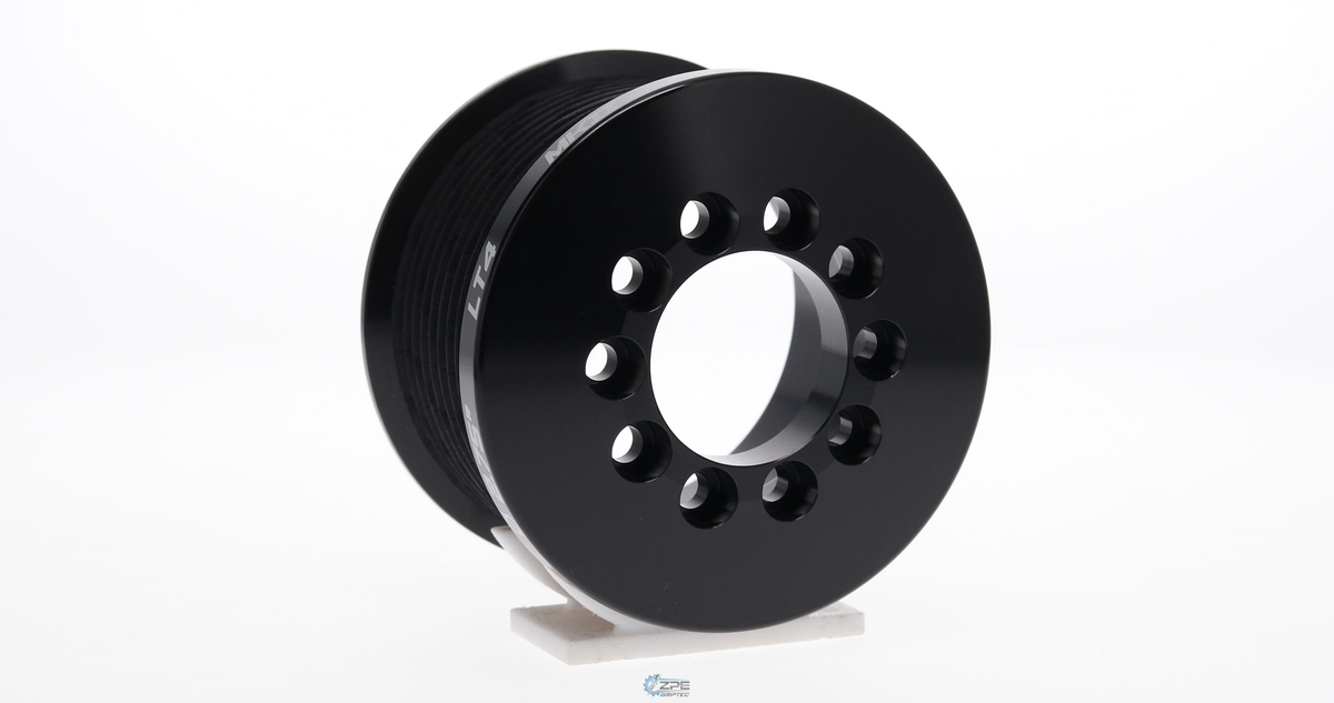 2.75" 10 Rib ZPE GripTec® 2pc MKII LT4 L3V Black Pulley Only