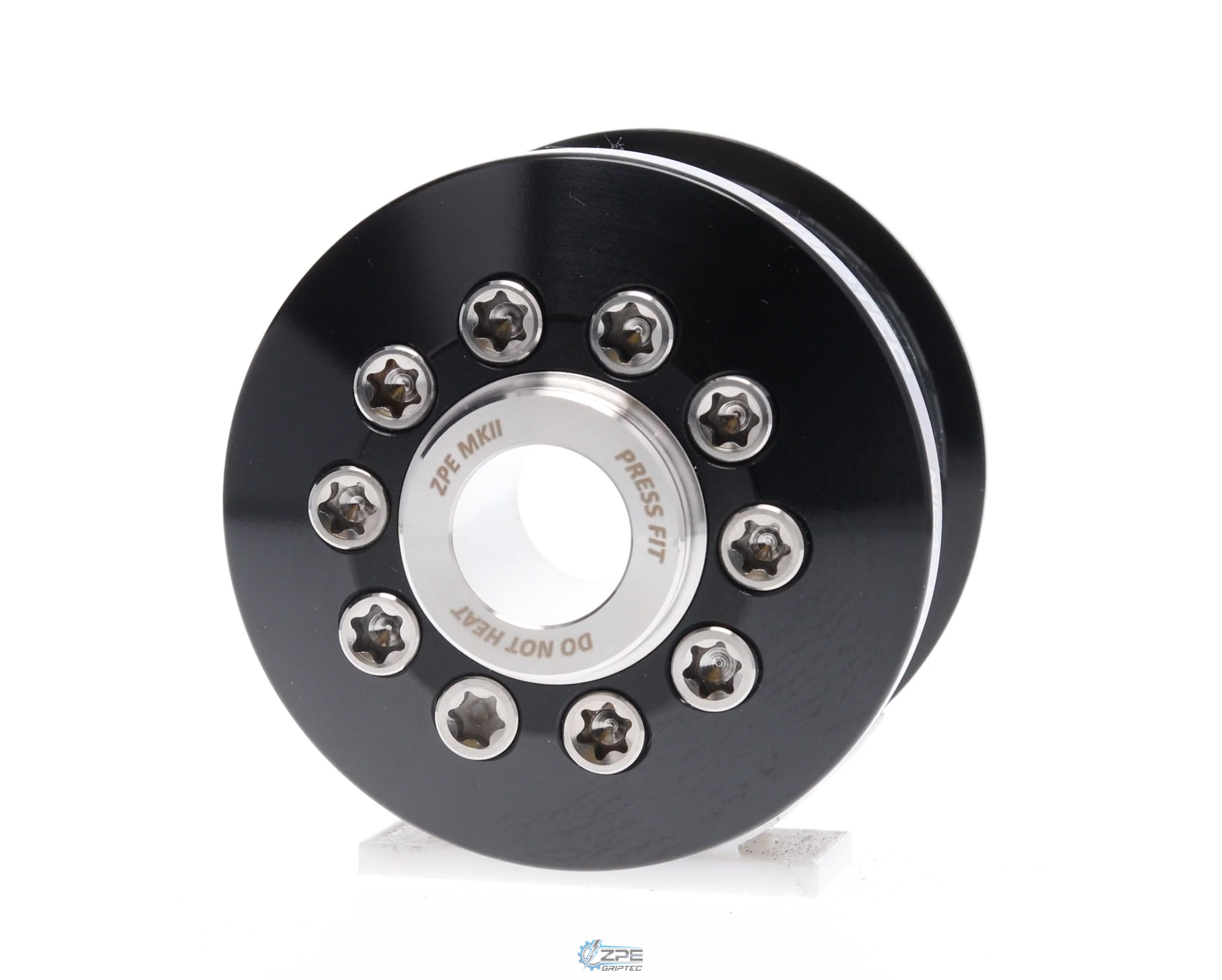2.40" 8 Rib ZPE GripTec® 2pc MKII LSA L2V Black Pulley & Hub Kit