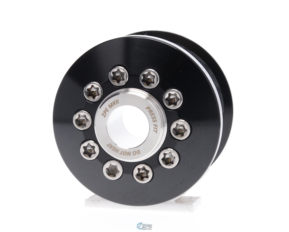 2.40" 8 Rib ZPE GripTec® 2pc MKII LSA L2V Black Pulley & Hub Kit