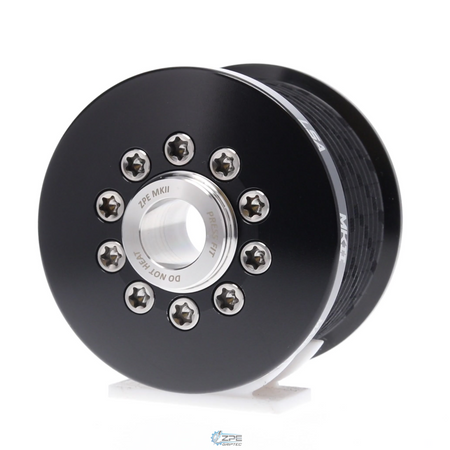 2.80" 10 Rib ZPE GripTec® 2pc MKII LSA L2V Black Pulley & Hub Kit