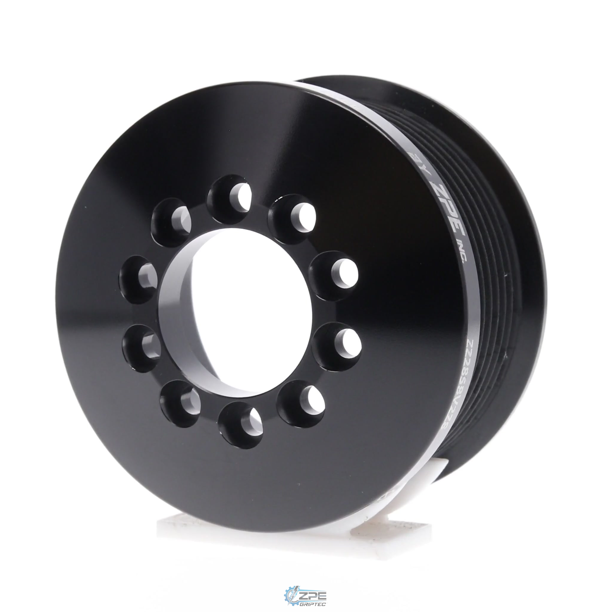 2.85" 8 Rib ZPE GripTec® 2pc MKII LSA L2V Black Pulley Only