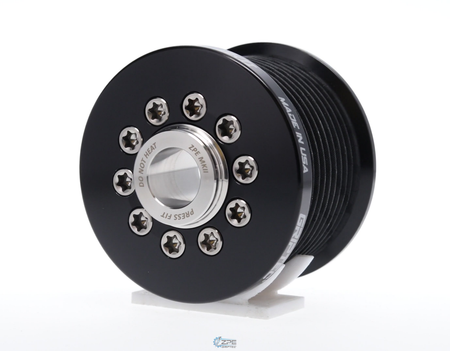 2.55" 10 Rib ZPE GripTec® 2pc MKII LSA L3V Black Pulley & Hub Kit