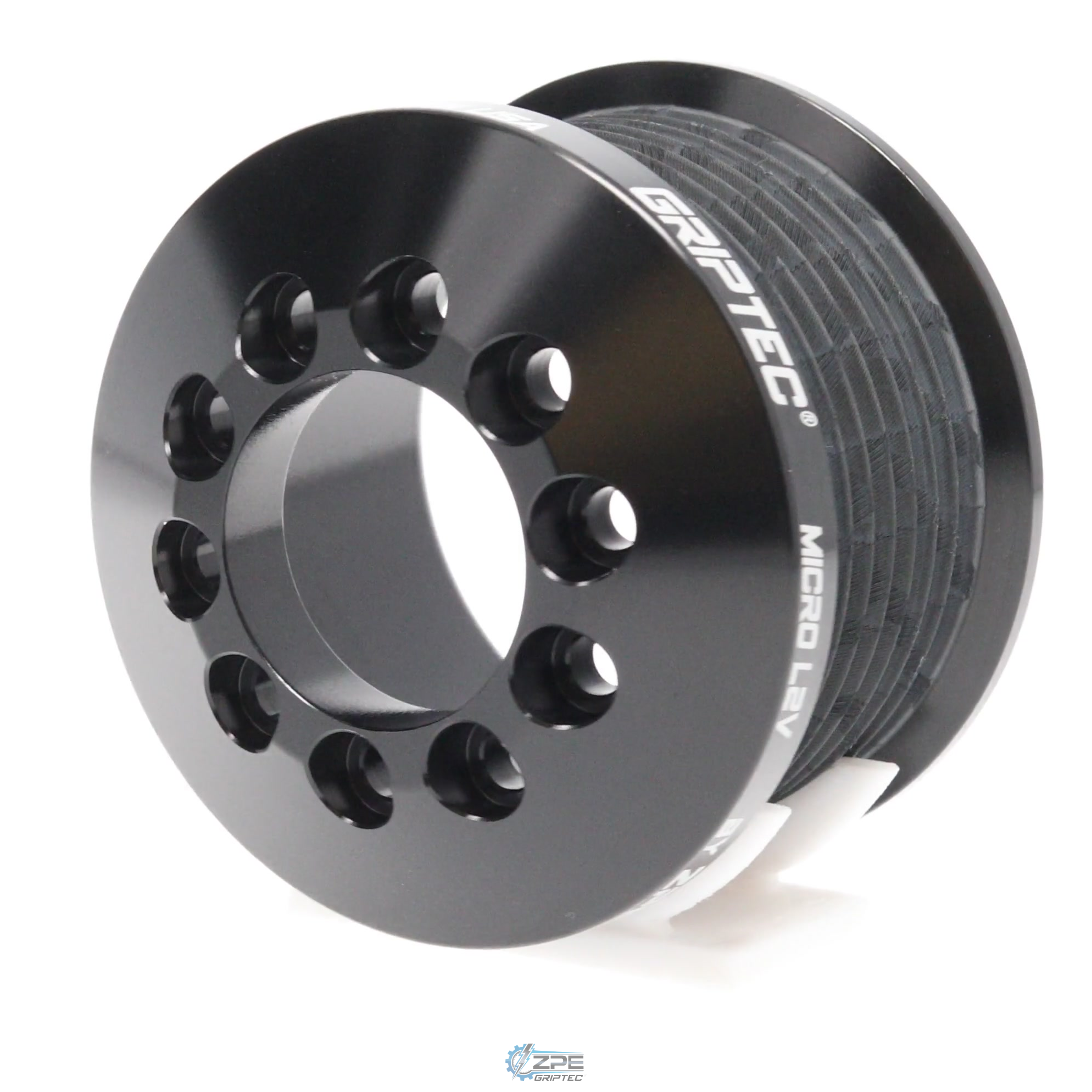 2.45" 8 Rib ZPE GripTec® 2pc MKII LSA L2V Black Pulley Only