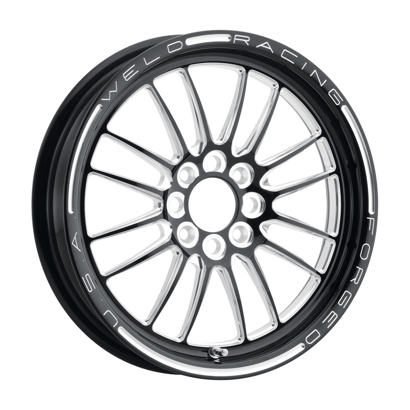 Weld Tuner Import 15x3.5 / 4x100mm BP / 2.25in. BS 1pc Gloss Black Milled Wheel