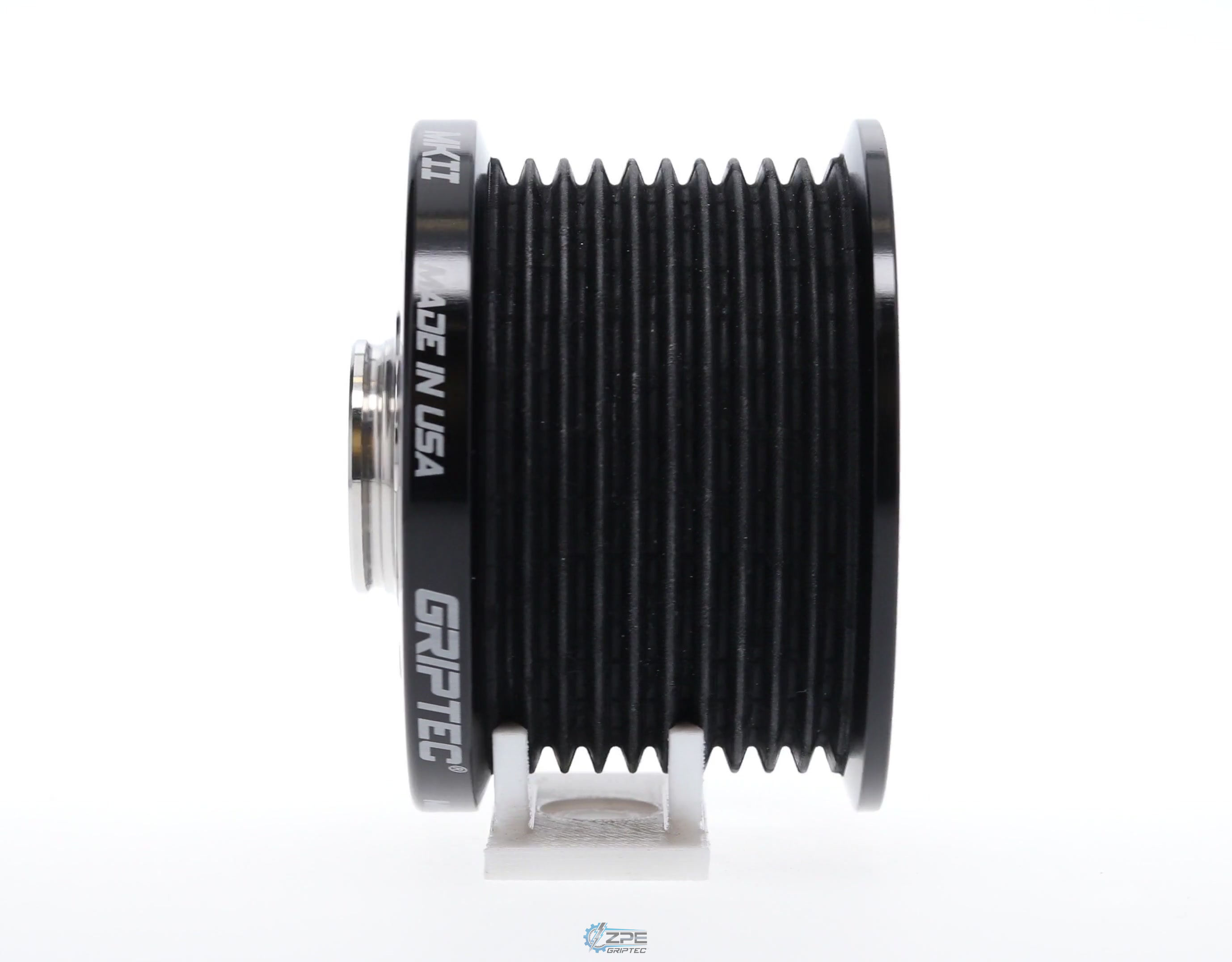 2.55" 10 Rib ZPE GripTec® 2pc MKII LSA L3V Black Pulley & Hub Kit