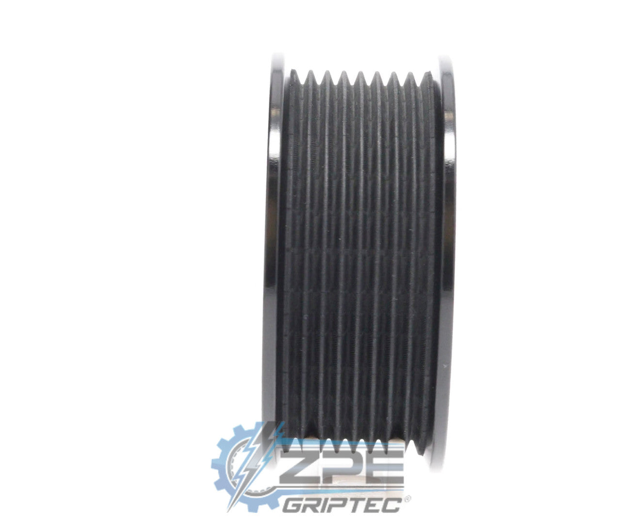 3.25" 8 Rib ZPE GripTec® 2pc Edelbrock TVS L3 Black Pulley Only