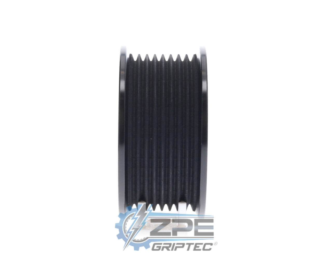 2.80" 8 Rib ZPE GripTec® 2pc Edelbrock TVS L3 Black Pulley Only