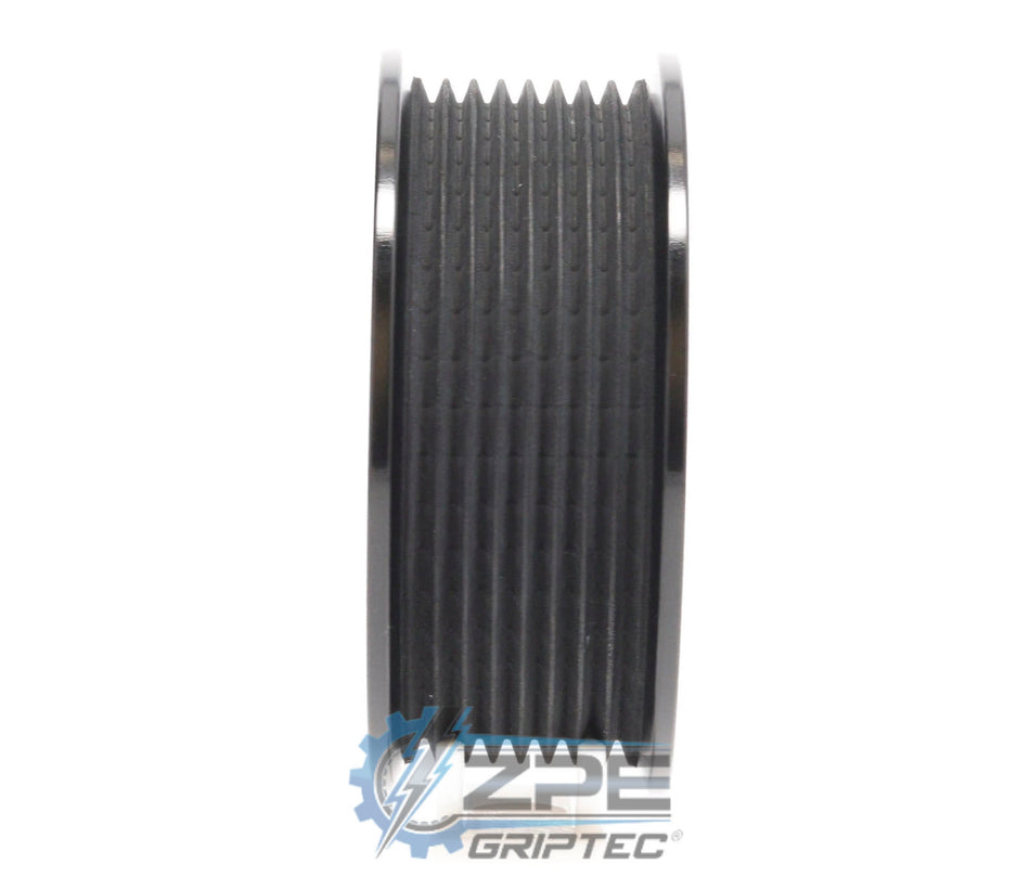 3.50" 8 Rib ZPE GripTec® 2pc Edelbrock TVS L3 Black Pulley Only