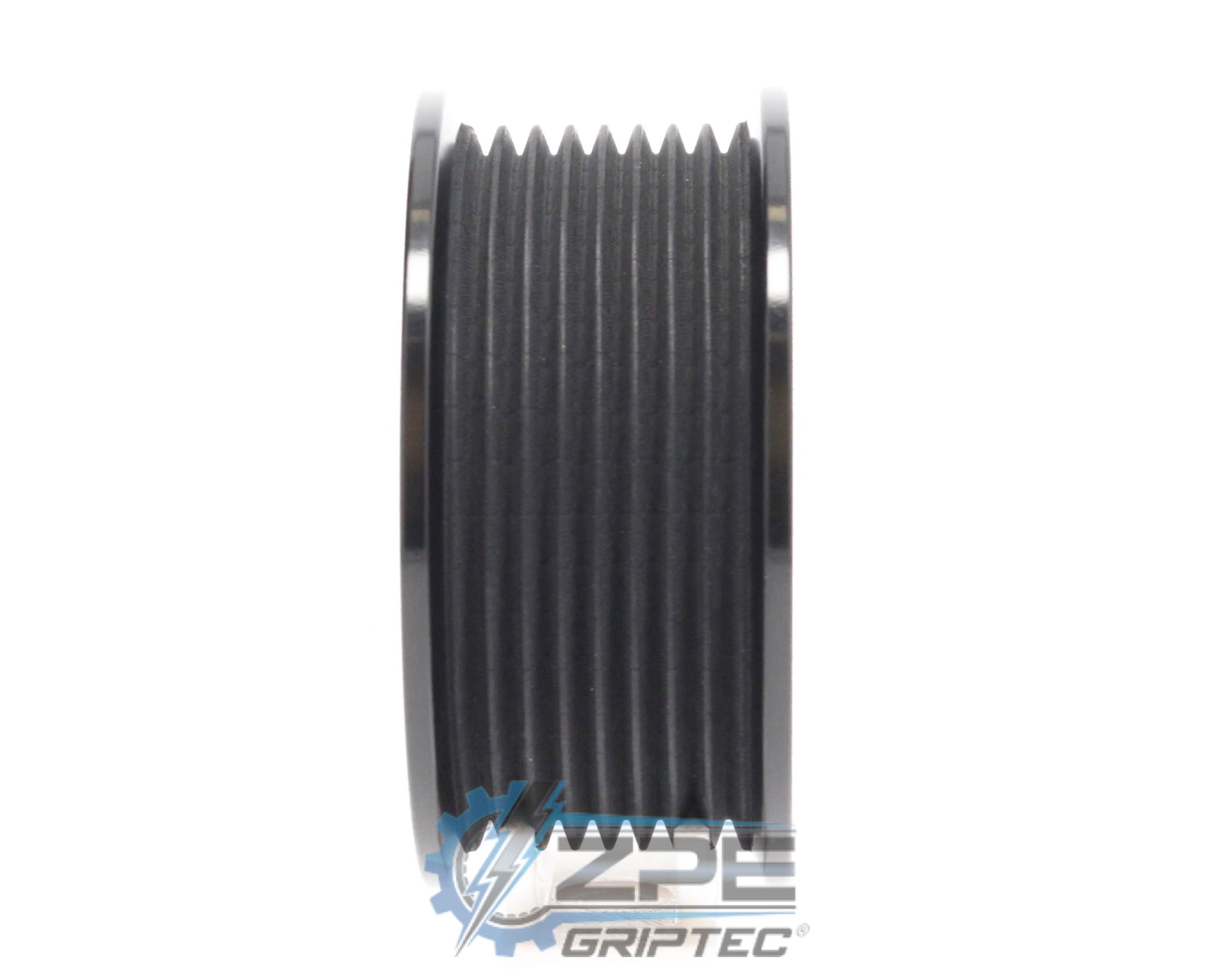 3.00" 8 Rib ZPE GripTec® 2pc Edelbrock TVS L3 Black Pulley Only