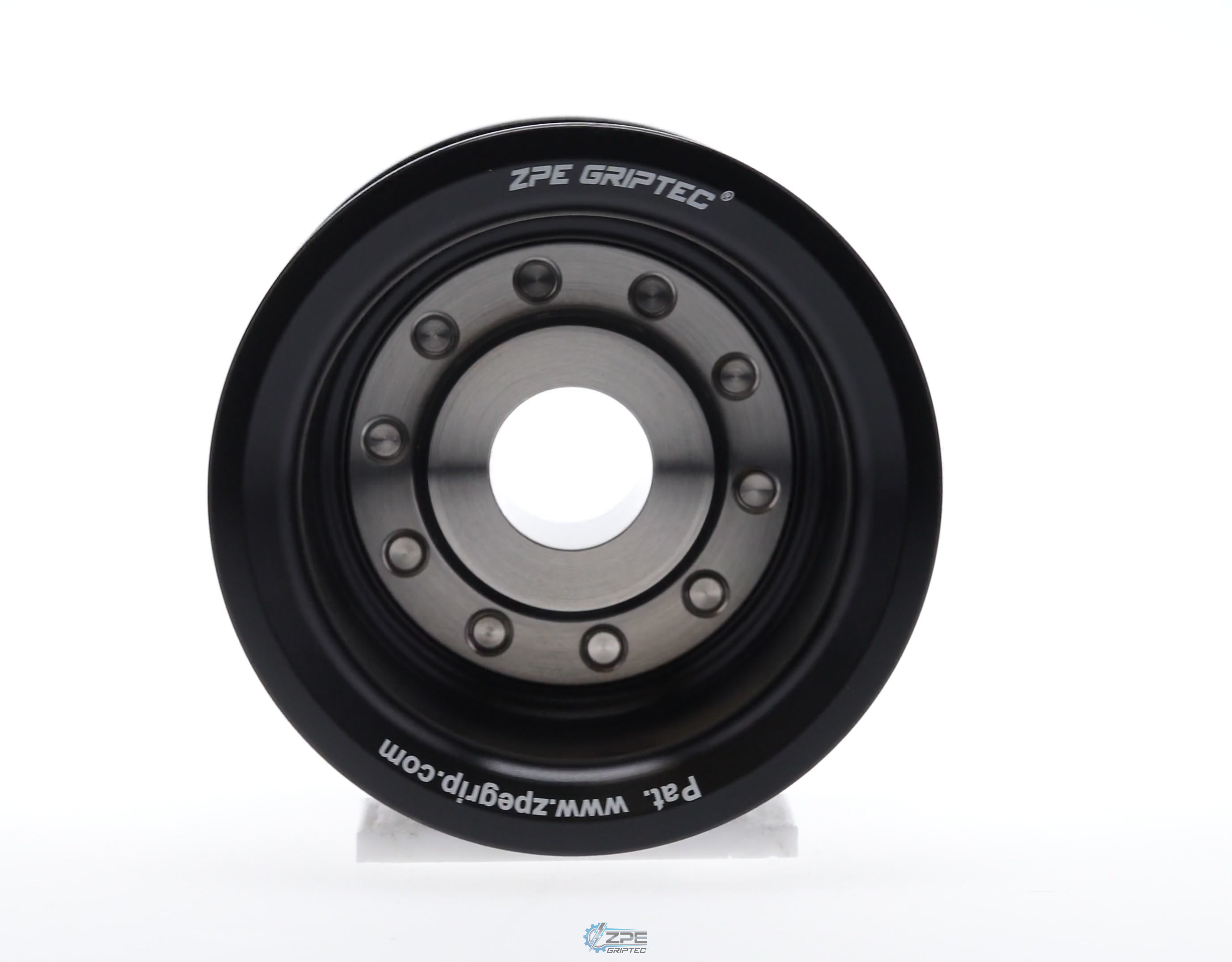 2.55" 10 Rib ZPE GripTec® 2pc MKII LSA L3V Black Pulley & Hub Kit