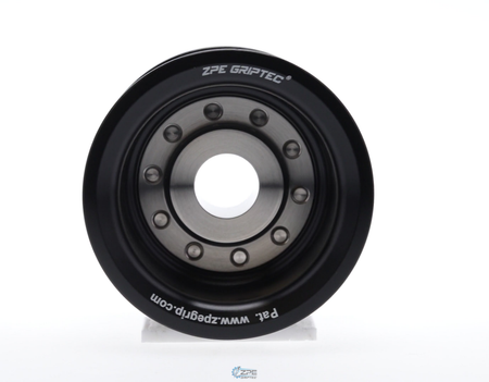 2.55" 10 Rib ZPE GripTec® 2pc MKII LSA L3V Black Pulley & Hub Kit