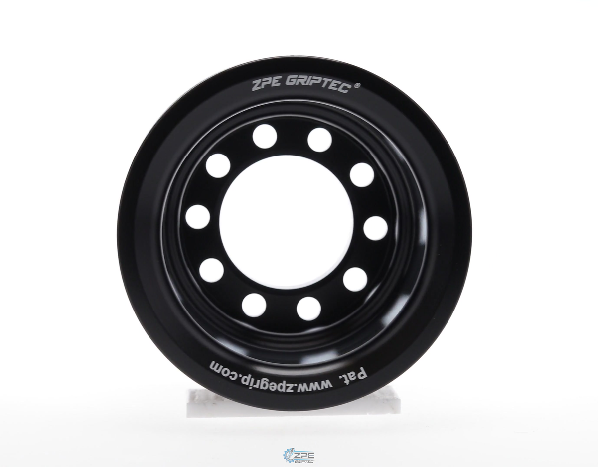 2.55" 10 Rib ZPE GripTec® 2pc MKII LSA L3V Black Pulley Only