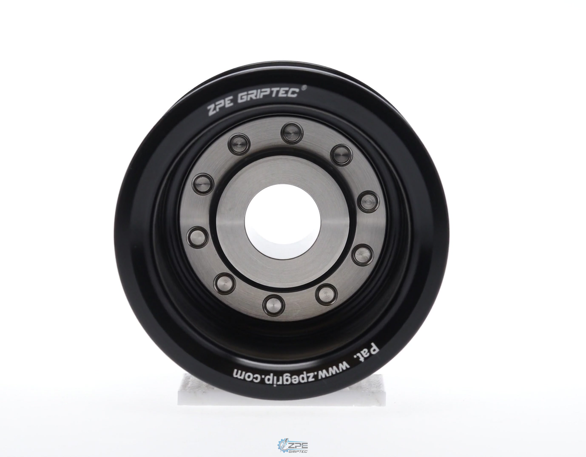 2.50" 8 Rib ZPE GripTec® 2pc MKII LSA L2V Black Pulley & Hub Kit