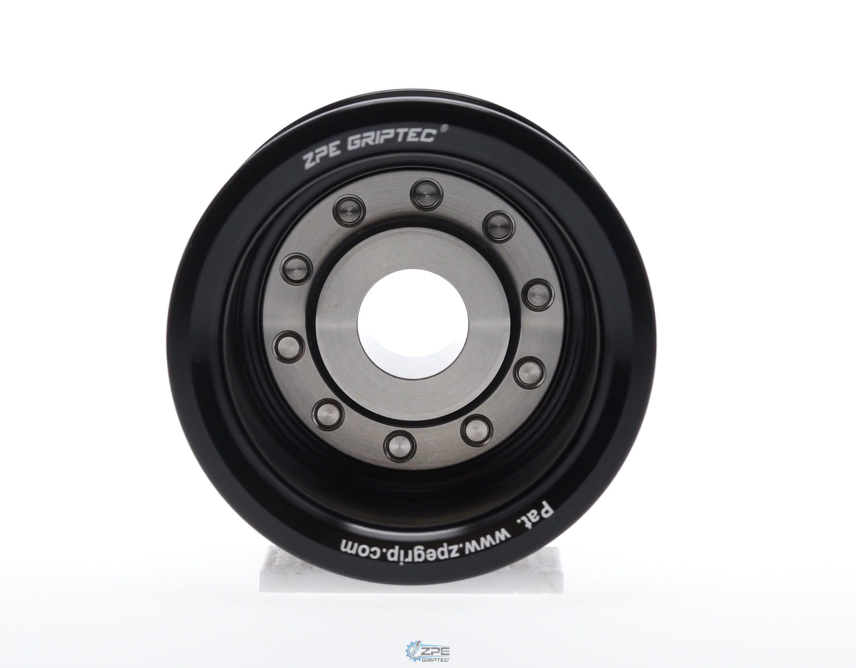 2.50" 8 Rib ZPE GripTec® 2pc MKII LSA L2V Black Pulley & Hub Kit