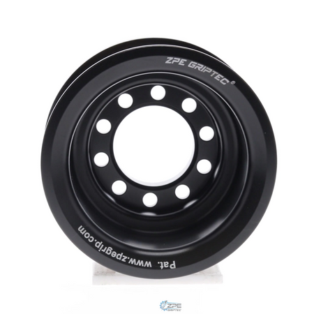 2.85" 8 Rib ZPE GripTec® 2pc MKII LSA L2V Black Pulley Only