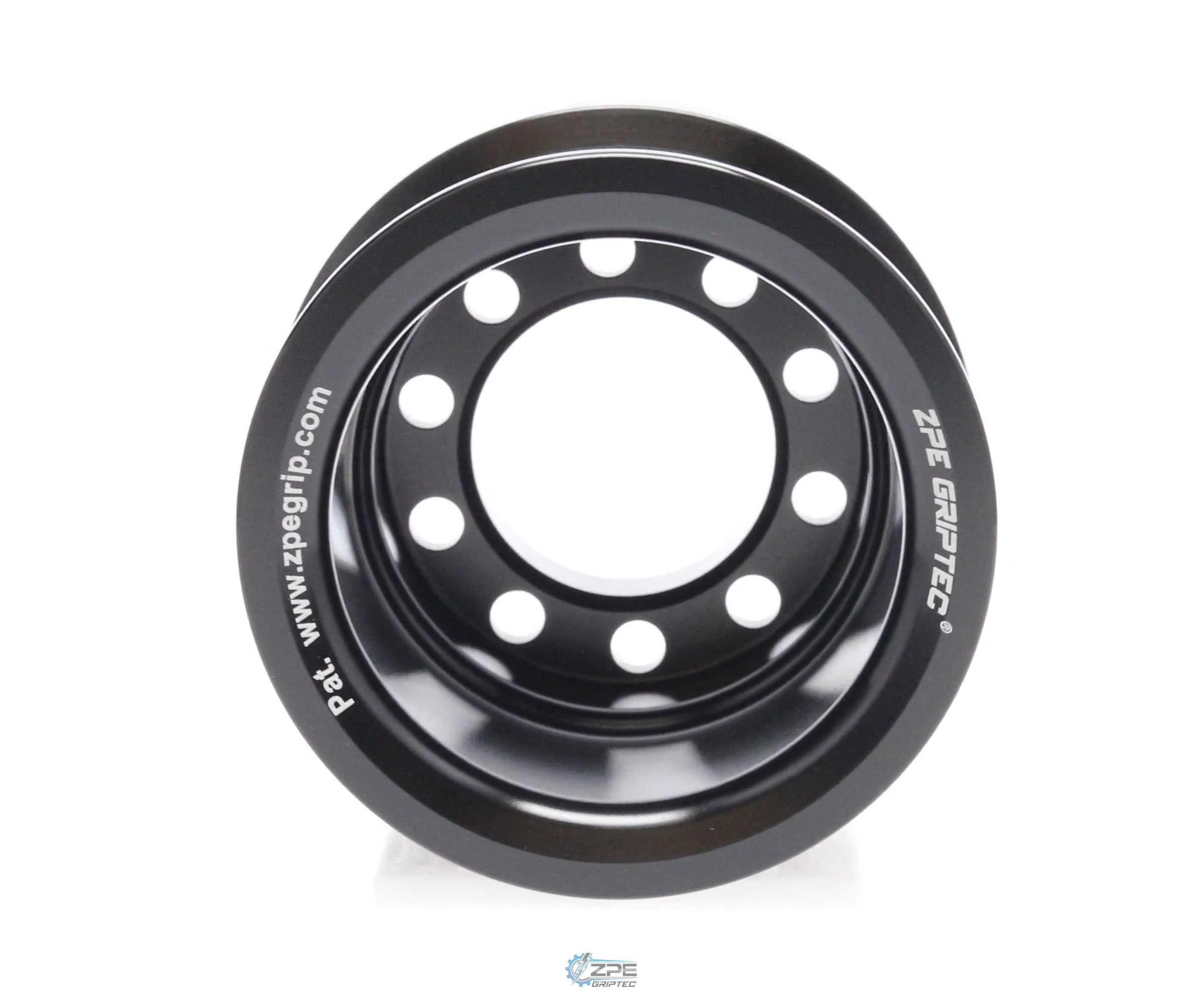 2.40" 8 Rib ZPE GripTec® 2pc MKII LSA L2V Black Pulley Only