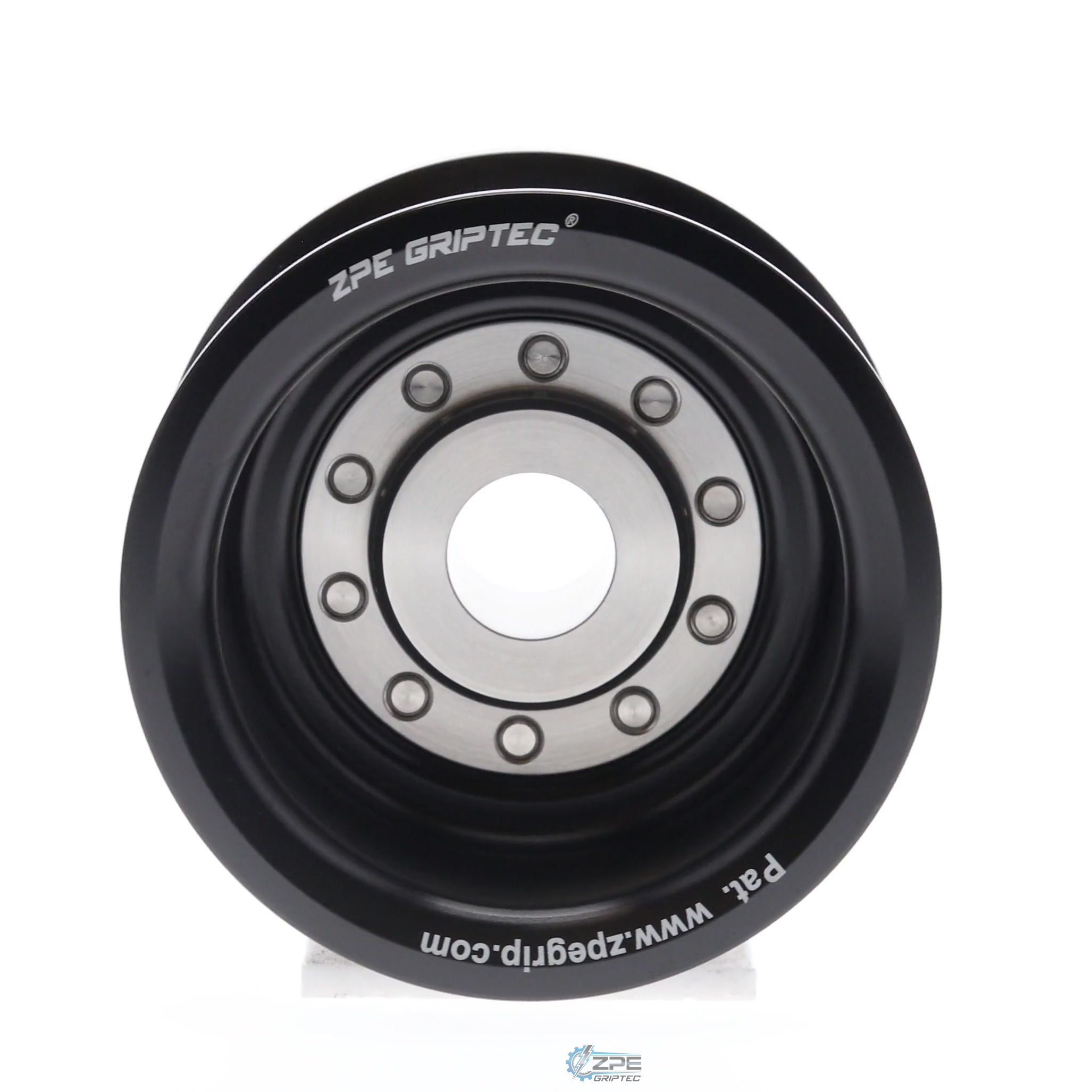 2.80" 10 Rib ZPE GripTec® 2pc MKII LSA L2V Black Pulley & Hub Kit