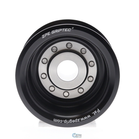 2.80" 10 Rib ZPE GripTec® 2pc MKII LSA L2V Black Pulley & Hub Kit