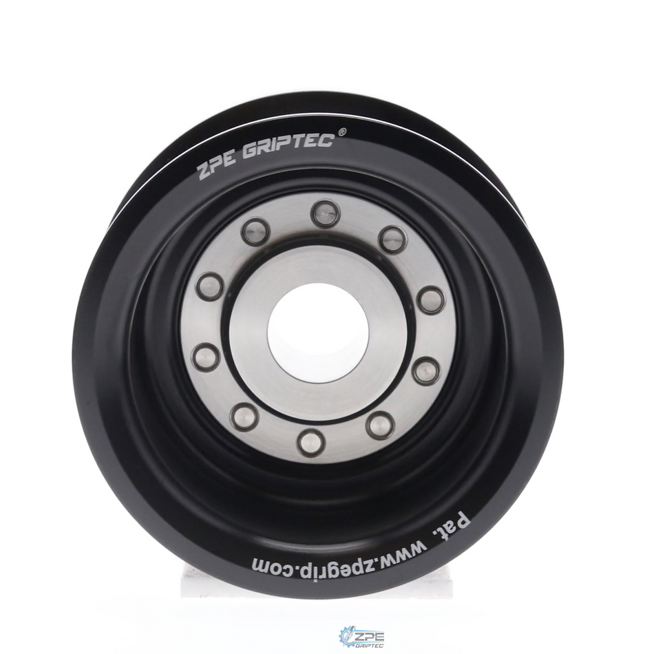 2.80" 10 Rib ZPE GripTec® 2pc MKII LSA L2V Black Pulley & Hub Kit