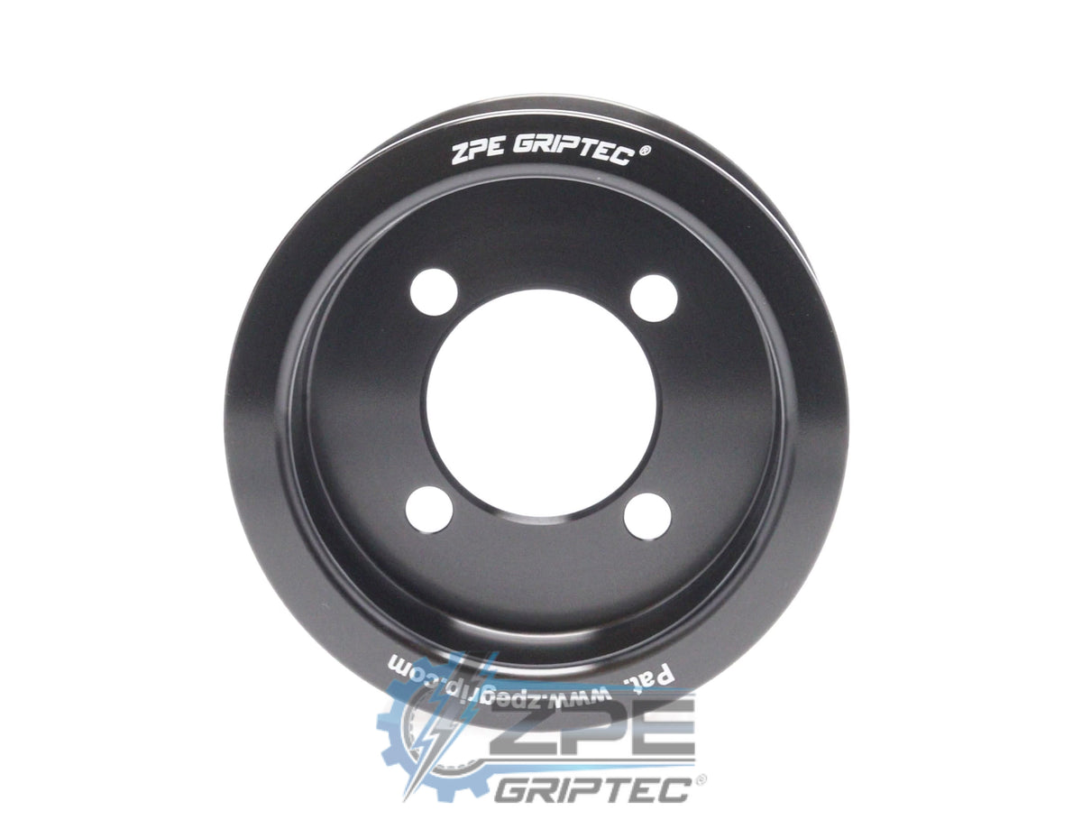 3.00" 10 Rib ZPE GripTec® 2pc Edelbrock TVS L3 Black Pulley Only