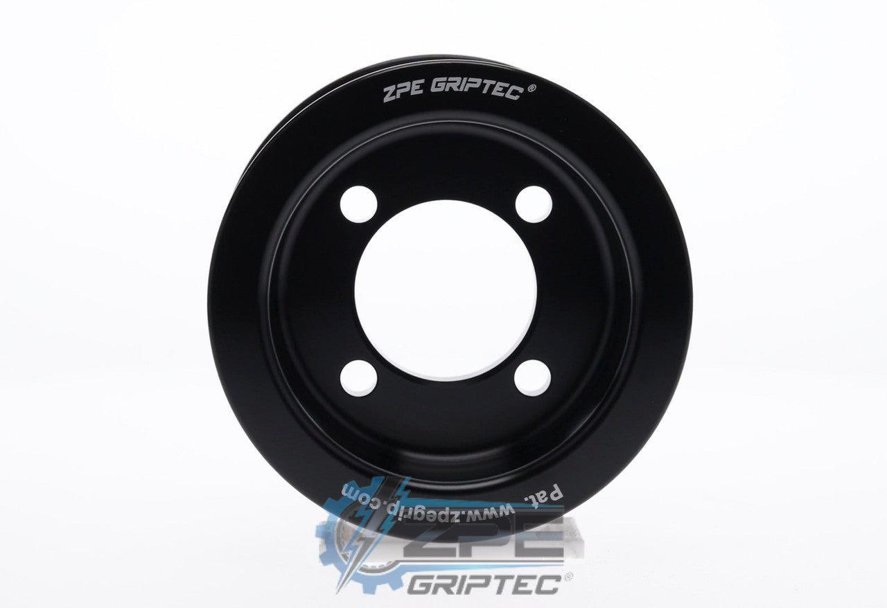 2.90" 10 Rib ZPE GripTec® 2pc Edelbrock TVS L3 Black Pulley Only