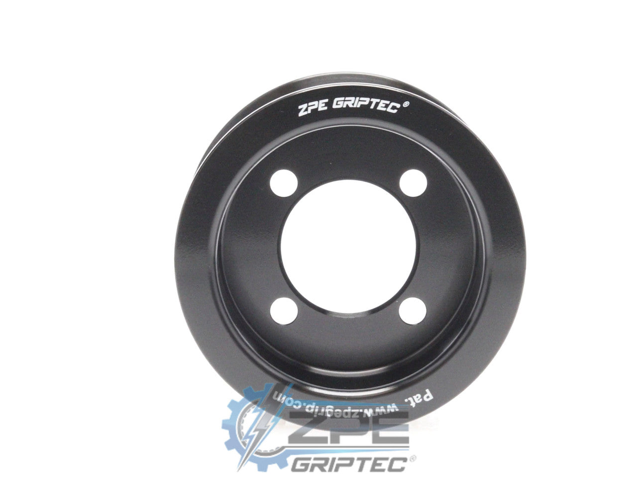 2.85" 10 Rib ZPE GripTec® 2pc Edelbrock TVS L3 Black Pulley Only