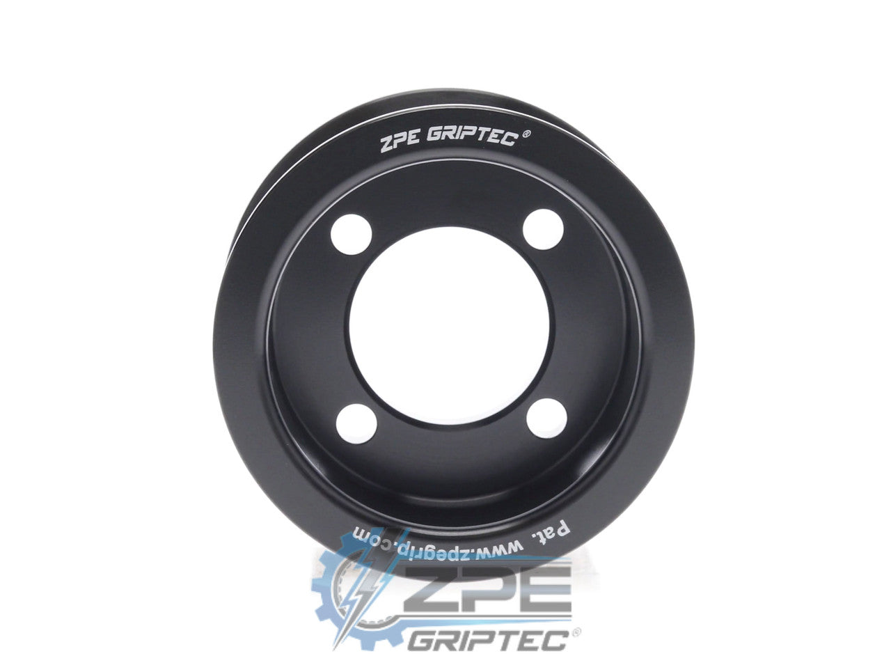 2.60" 8 Rib ZPE GripTec® 2pc Edelbrock TVS L3 Black Pulley Only