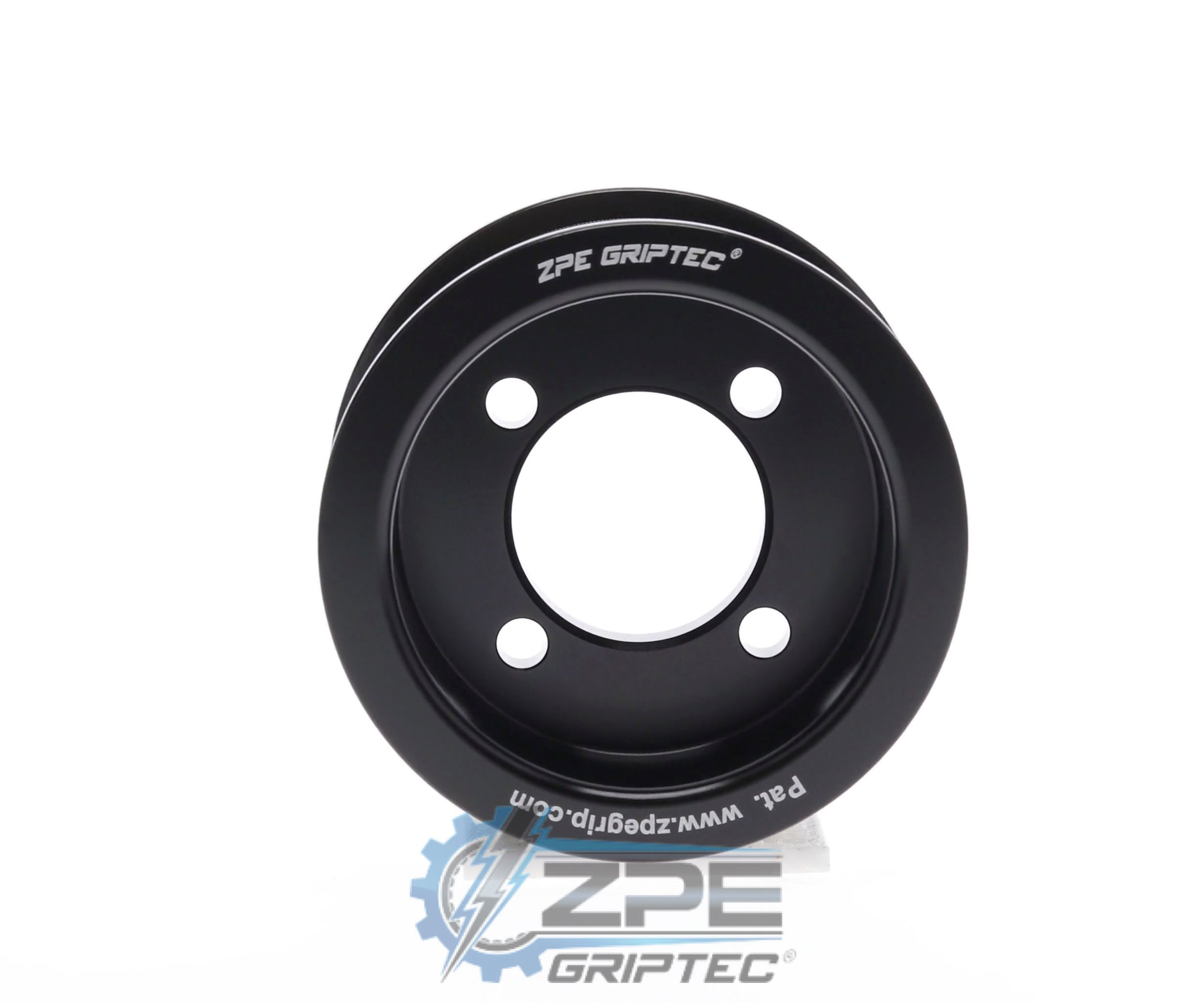2.80" 10 Rib ZPE GripTec® 2pc Edelbrock TVS L3 Black Pulley Only