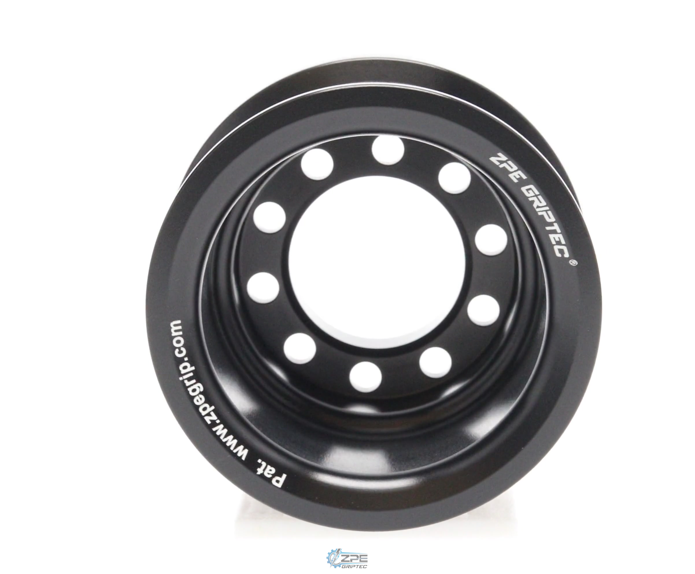 2.50" 8 Rib ZPE GripTec® 2pc MKII LSA L2V Black Pulley Only