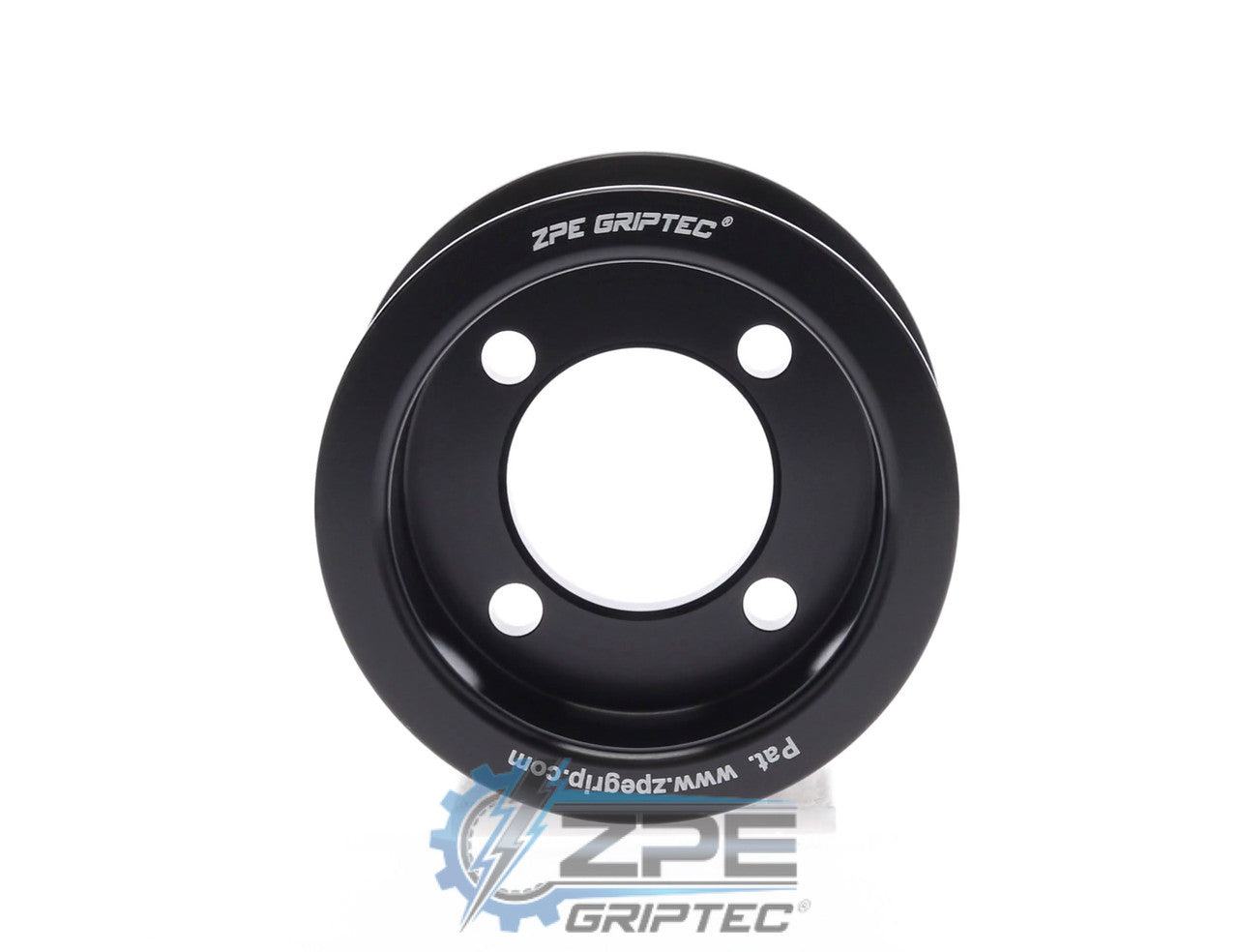 2.625" 10 Rib ZPE GripTec® 2pc Edelbrock TVS L3 Black Pulley Only