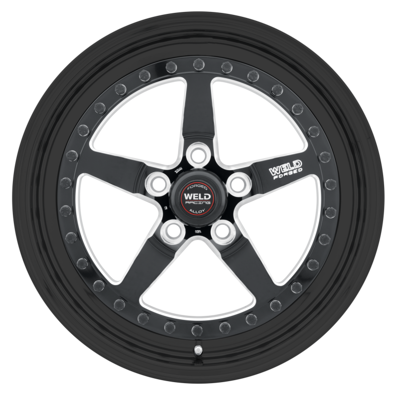 Weld Weldstar 17x10 / 5x4.5 / 8 BS / 3.18 HB - Black Center - Black Shell - Non-BL Wheel