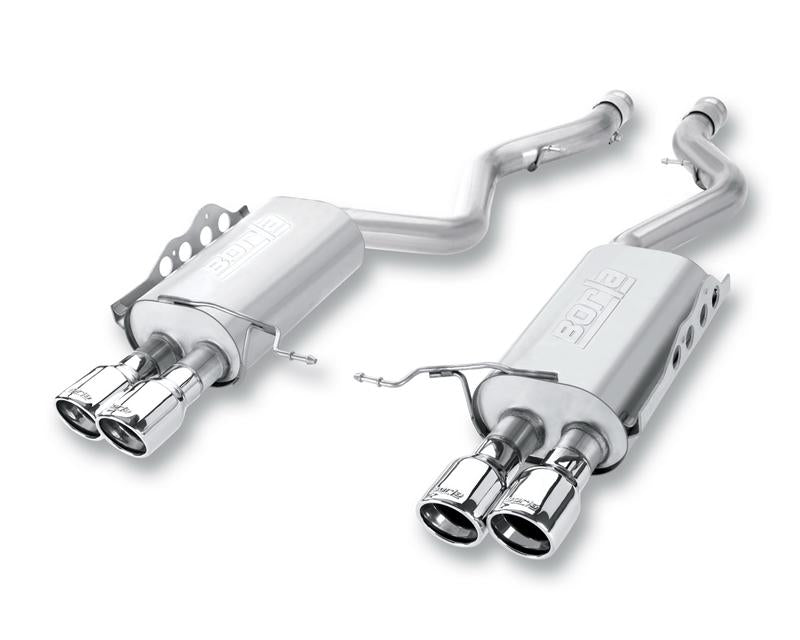 Borla S-Type Cat-Back 14-15 Sierra 1500 Std Bed/CC Short Bed 143.5in WB Side Exit Exhaust Black Tips