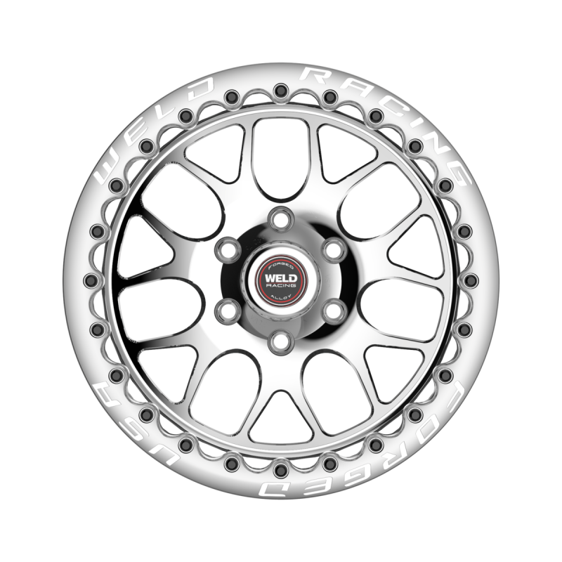 Weld S77 HD Beadlock 17x10/6x135/7.2 BS/3.54 HB-Polished Center-Polished Shell-Polished SBL Wheel