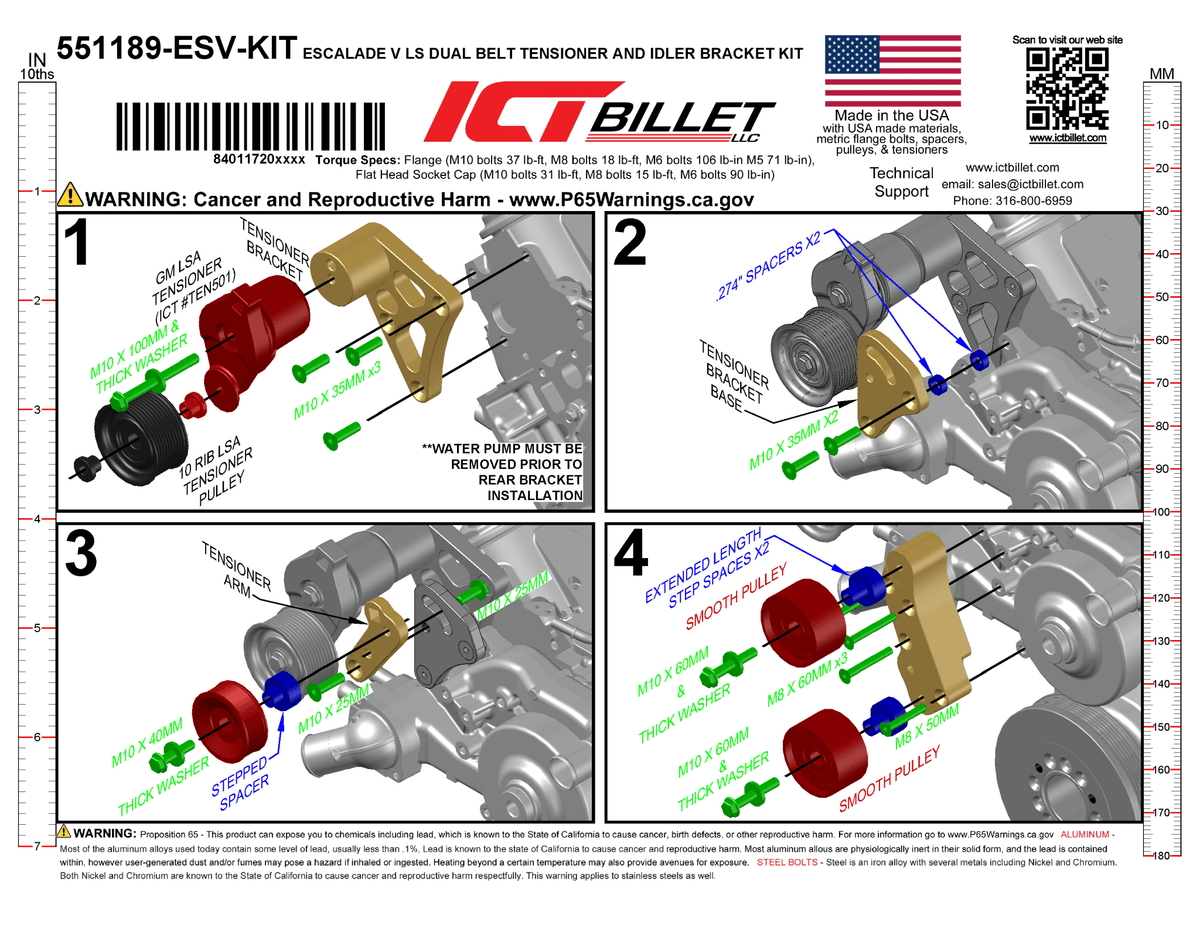 10-Rib Drive for LS Engine to Escalade V Supercharger