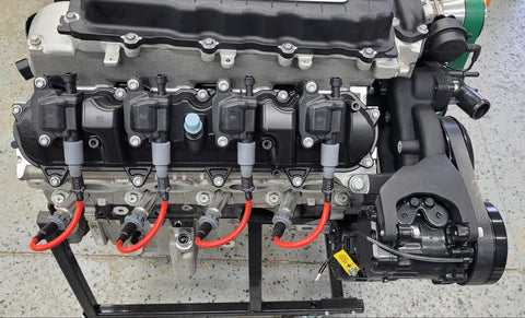 2024 LT4 GM Performance Parts Wet Sump Crate Engine w/ Holley Mid Mount Drive Kit Sale