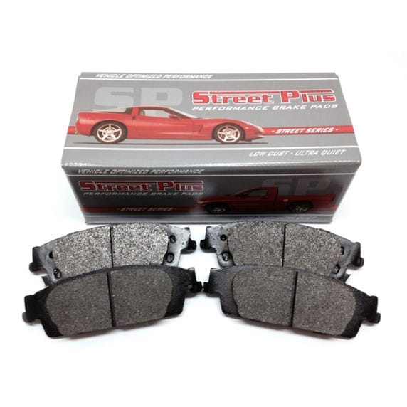 SP Performance 14-17 SS / 13-18 Camaro SS / 14-18 Corvette Z51 FRONT - Street Plus Semi-Metallic Brake Pads