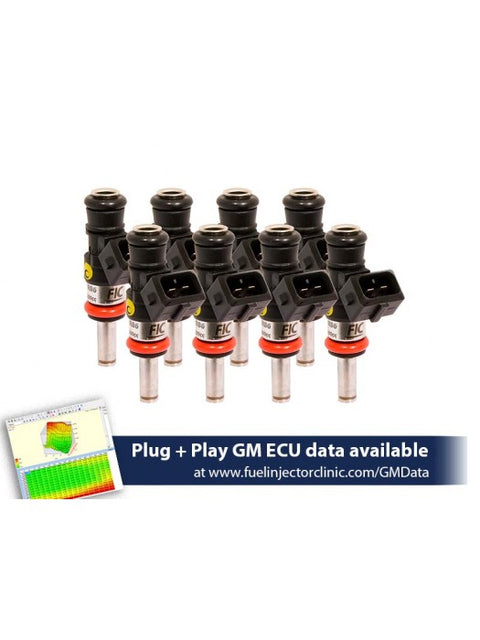 1200cc (130 lbs/hr at OE 58 PSI) Fuel Injector Set for LS3, LS7, LSA, L76, L92, and L99 engines (High-Z)