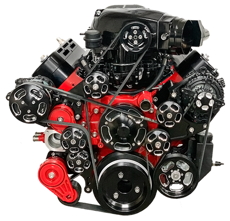 Wegner Front Drive Kit (LS) - Whipple 3.0/3.8 Camaro Offset
