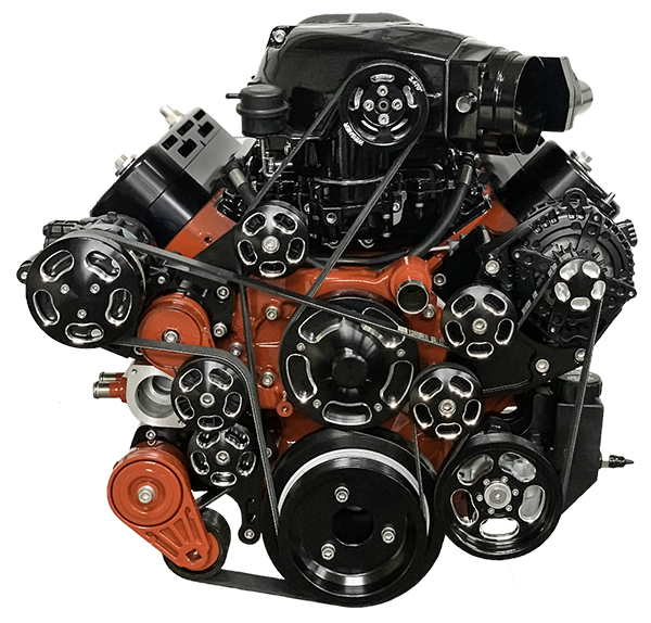 Wegner Front Drive Kit (LS) - Whipple 3.0/3.8 Camaro Offset